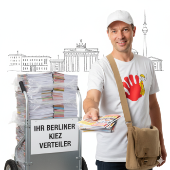 Mitarbeitersuche in Berlin durch Flyerverteilung – Personalrecruiting Dienstleistung
